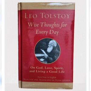 Leo Tolstoy Wise Toughts for Every Day Hardcover Book 366 pages
